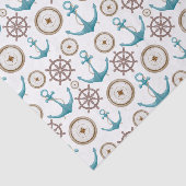 Niedliches blaues Wasserfarbenmuster Seidenpapier (Ausschnitt)