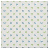 Niedliches Blue and Green Baby Buggy Muster Stoff (Muster)