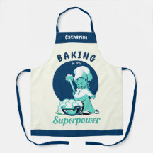 Niedliches Blue Baking ist meine Supermacht mit Na
