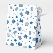 Niedliches Blue Book and Reading Pattern Geschenkschachtel (Rückseite)