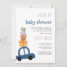 Niedliches Blue Car mit Geschenkprogramm Drive by
