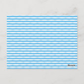 Niedliches Blue Crab Sea Animals Junge Foto Geburt Postkarte (Rückseite)