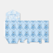 Niedliches Blue Teddy Bear Muster Gefälligkeitsbox Geschenkschachtel (Ungefaltet)