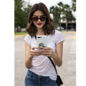 Niedliches Bluetit auf Zweig, Brauch Case-Mate iPhone Hülle