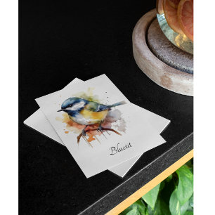 Niedliches Bluetit auf Zweig, Brauch Einladung