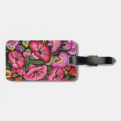 Niedliches Blumen, Blumen Gepäckanhänger (Rückseite horizontal)