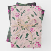 Niedliches Blumengeschenk Geschenkpapier Set (Beispiel)