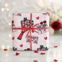 Niedliches Blumengeschenk Valentinstag