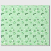 Niedliches Blumengeschenk von St. Patrick's Green Geschenkpapier (Flach)