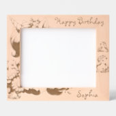 Niedliches Blumenkohl Kindergeburtstag Geschenk Ho Geätzte Rahmen (Vorderseite)