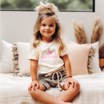 Niedliches Blumenmädchen Rosa Blumenzwiebelblume T