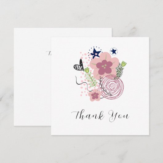 Niedliches Blumenmuster (Vorne/Hinten)