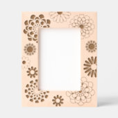 Niedliches Blumenmuster Geätzte Rahmen (Vorderseite)