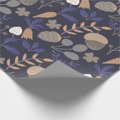 Niedliches Blumenmuster Geschenkpapier (Ecke)