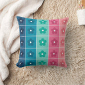 Niedliches Blumenmuster Kissen (Decke)