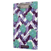 Niedliches Blumenmuster Klemmbrett (Links)