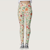 Niedliches Blumenmuster Leggings (Vorderseite)