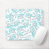 Niedliches Blumenmuster Mousepad (Mit Mouse)