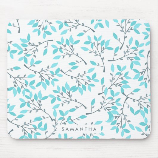 Niedliches Blumenmuster Mousepad (Vorne)