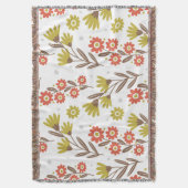 Niedliches Blumenmuster, nahtloser Hintergrund. Decke (Vorderseite Vertikal)
