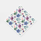 Niedliches Blumenmuster Serviette (Ecke)