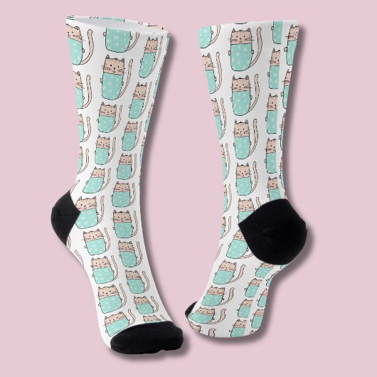 Niedliches Blumenmuster Socken