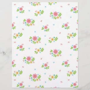 Niedliches Blumenpapier