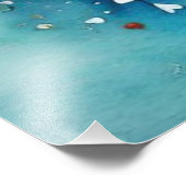 Niedliches Blumenpferd Fotodruck (Ecke)