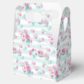 Niedliches Blumentee-Gastgeschenk Geschenkschachtel (Geöffnet)