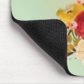 Niedliches Blumenwasser Bouquet Personalisiert Mousepad (Ecke)