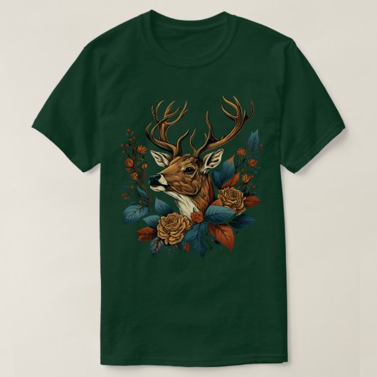 Niedliches Blumenwild T-Shirt (Design vorne)