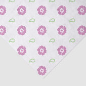 Niedliches Blumenzapier Seidenpapier (Ausschnitt)