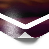 Niedliches Blurhörnchen mit Brille Fotodruck (Ecke)