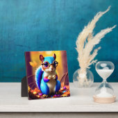 Niedliches Blurhörnchen mit Brille Fotoplatte (InSitu)