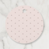 NIEDLICHES BLUSH-WATERCOLOR-BUTTERFLY-BRAUTPARTY GESCHENKANHÄNGER (Rückseite)