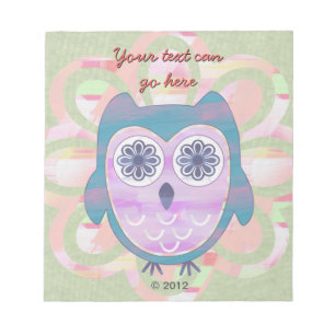 Niedliches Blütenhuhn Notizblock