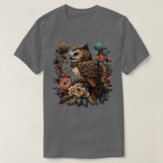 Niedliches Blütenhuhn T-Shirt (Design vorne)