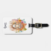 Niedliches boho Aquarellendesign Gepäckanhänger (Vorderseite horizontal)