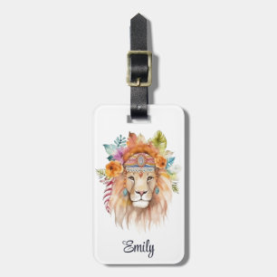 Niedliches boho Aquarellendesign Gepäckanhänger