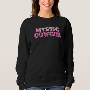 Niedliches Boho ästhetisches Cowgirl Country Music Sweatshirt