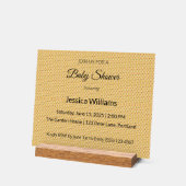 Niedliches Boho Baby Duschgeschlecht neutral, anpa Acrylschild (Winkel)