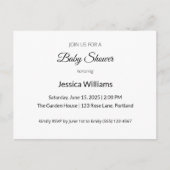 Niedliches Boho Baby Duschgeschlecht neutral, anpa Ankündigungspostkarte (Vorderseite)