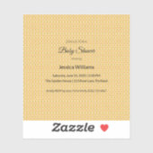 Niedliches Boho Baby Duschgeschlecht neutral, anpa Aufkleber (Blatt)