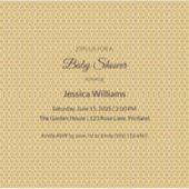 Niedliches Boho Baby Duschgeschlecht neutral, anpa Aufkleber (Vorderseite)