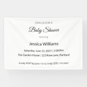 Niedliches Boho Baby Duschgeschlecht neutral, anpa Banner (Horizontal)