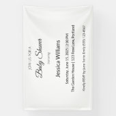 Niedliches Boho Baby Duschgeschlecht neutral, anpa Banner (Vertikal)