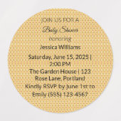 Niedliches Boho Baby Duschgeschlecht neutral, anpa Etiketten (Design 1)