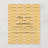 Niedliches Boho Baby Duschgeschlecht neutral, anpa Flyer (Hinten)