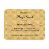 Niedliches Boho Baby Duschgeschlecht neutral, anpa Magnet (Horizontal)