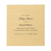 Niedliches Boho Baby Duschgeschlecht neutral, anpa Notizblock (Vorderseite)